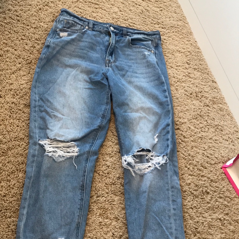 AEO mom jeans
